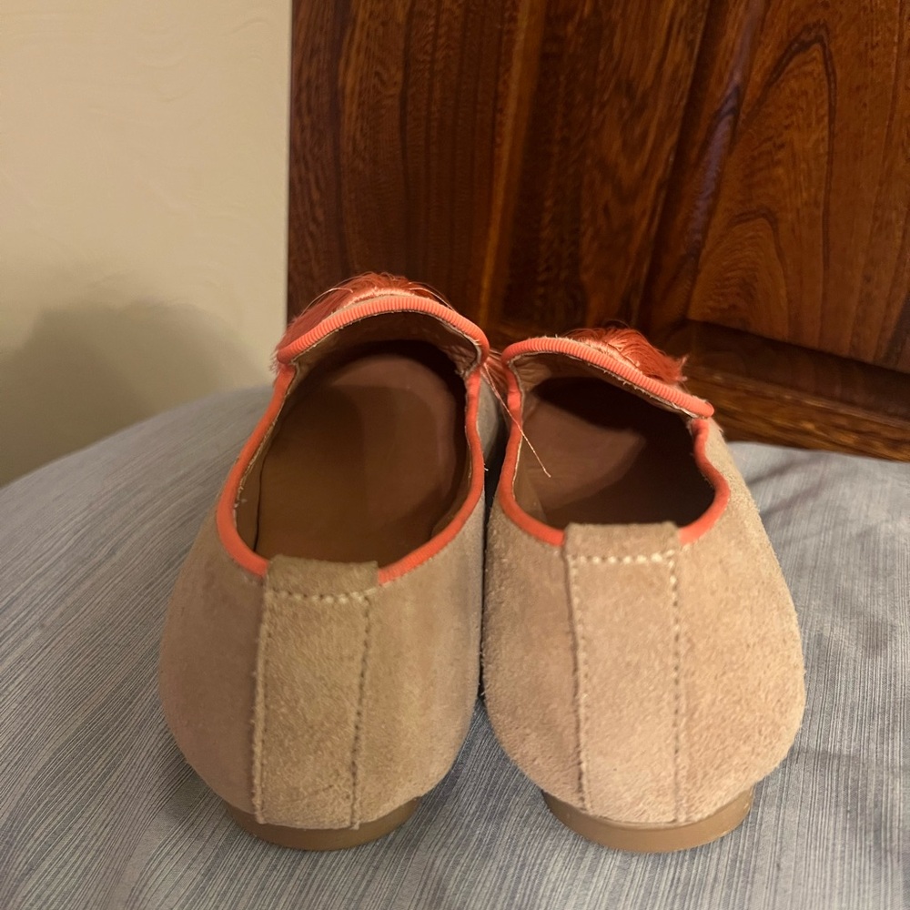 Silvia Cobos Tan Leather, Suede Like, Women’s Size 7 Slip On Shoes, new with tag - Picture 5 of 10